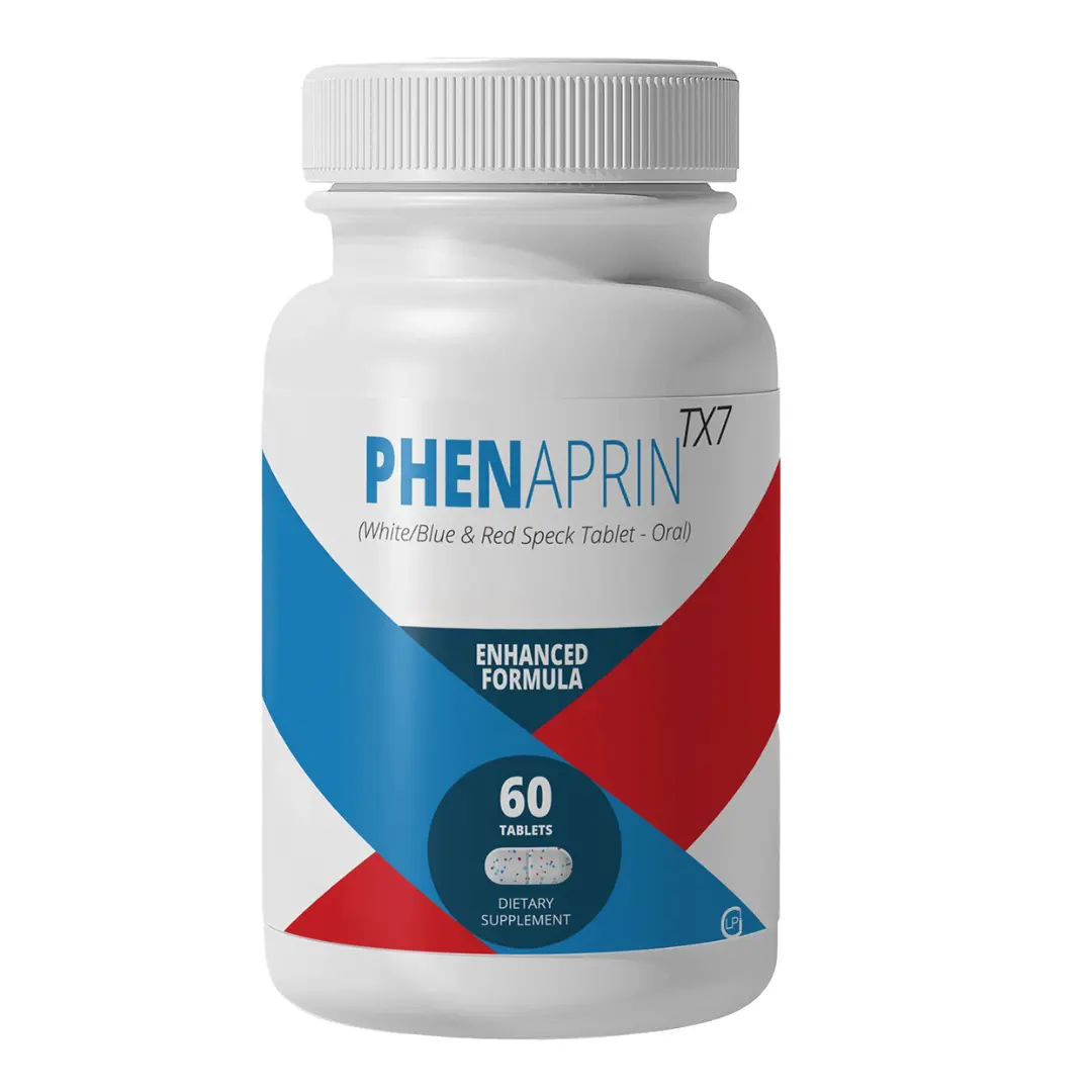 PhenAprin TX7 Amino-Lean Muscle Complex Dietary Supplement - Antioxidant, Energy Focus Support with Essential Amino Acids (Tablet Form)