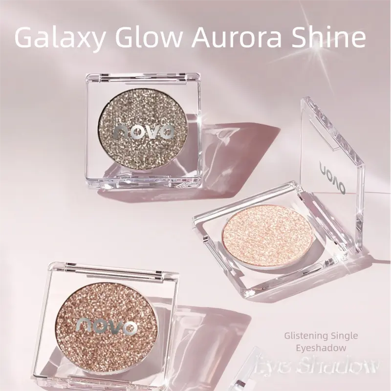 Diamond Eyeshadow Cheeks Nose Body Highlighter Pearlescent Fine Glitter Sparkling Long Lasting Makeup Shimmer Eyeshadow All Over Glimmer Highly Pigmented Palette Cosmetic Silky Metallic