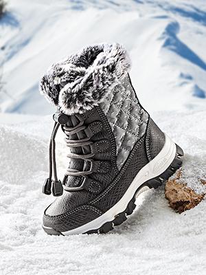 HOBIBEAR Girls Boys Kids Snow Boots Waterproof Slip Resistant Outdoor Winter Shoes(Kids/Little Kids/Big Kids)