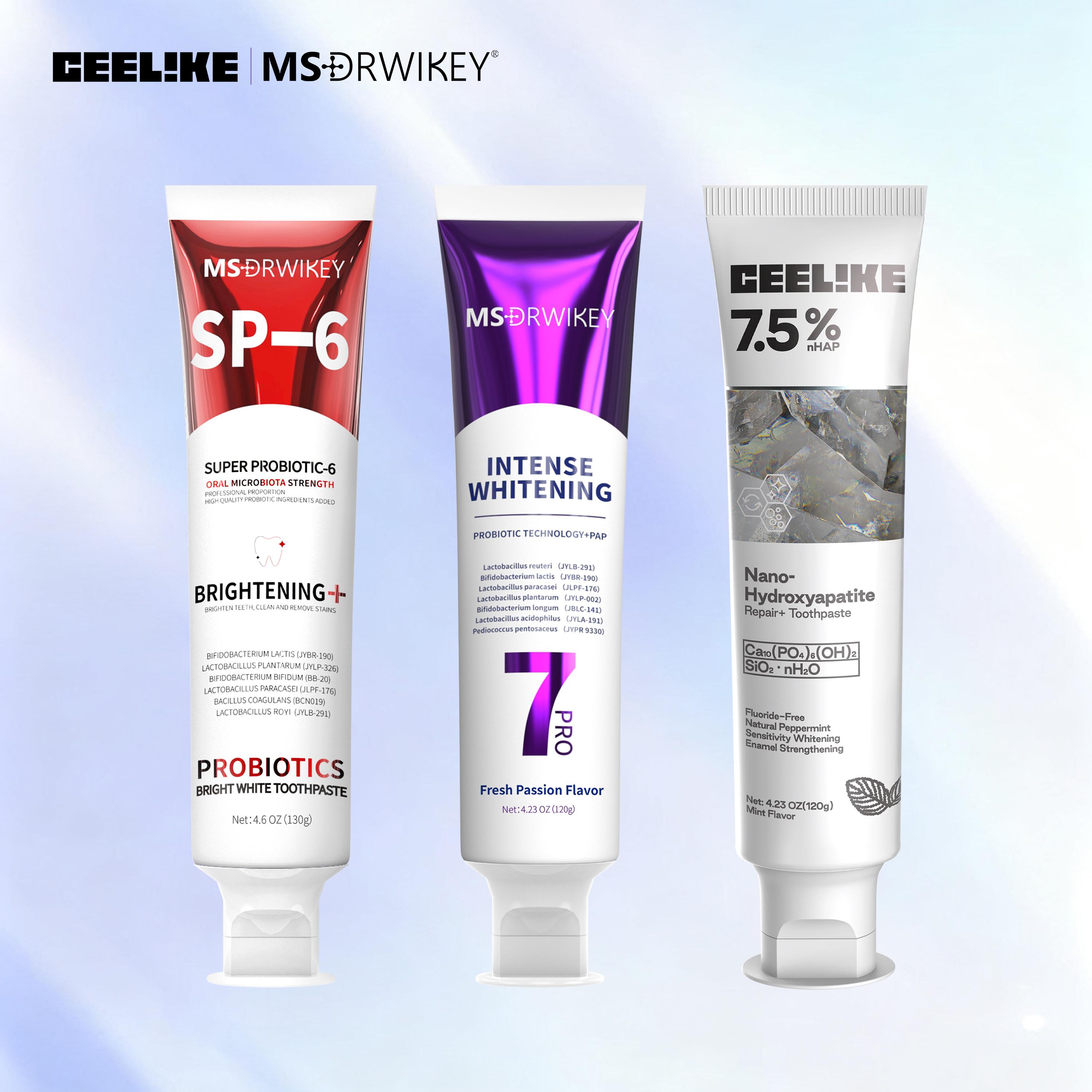 CEELIKE｜MSDRWIKEY 3-Pack Toothpaste Set | Cleans Teeth, Repairs Enamel, and Freshens Breath
