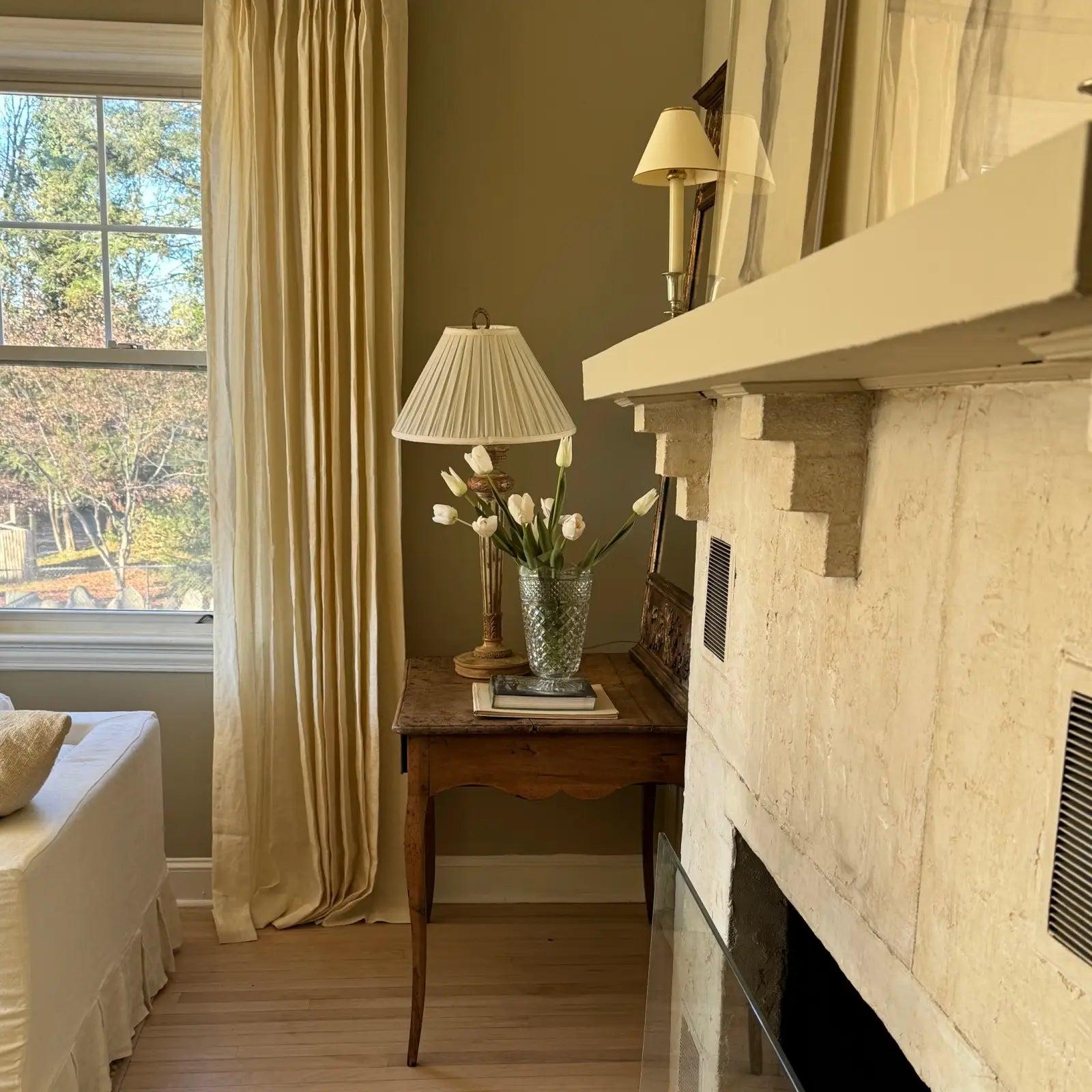 TWOPAGES Patti Belgian Linen Curtain Fabric Swatch Booklet 100% Soft Durable Material 248 gsm Heavyweight Solid Colors for Indoor Outdoor Use