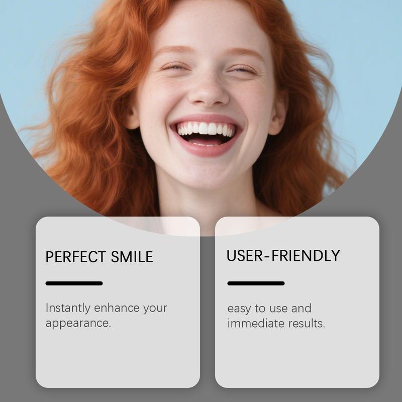 Temporary Dental Cosmetic Veneer Kit Comfortable Tooth Appearance Cover Smile Enhancement Teeth Beauty Kit