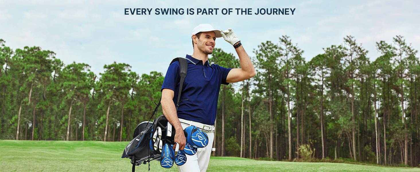 UNIHIMAL Men's Complete Golf Club Set, Right Hand – 9/10/11-Piece Golf Clubs with Stand Bag UNIHIMAL Men's Complete Golf Club Set, Right Hand – 9/10/11-Piece Golf Clubs with Stand Bag