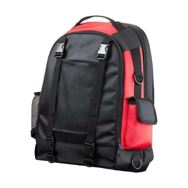 25.2L Welder Tool Backpack, 1680D Polyester Wear-Resistant Gear Bag for Welding Helmet & Accessories Storage, Ideal for Construction & Workshop Use