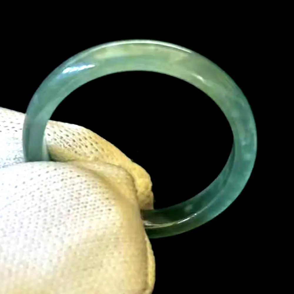 Translucent Jade Ring, Width 3 mm