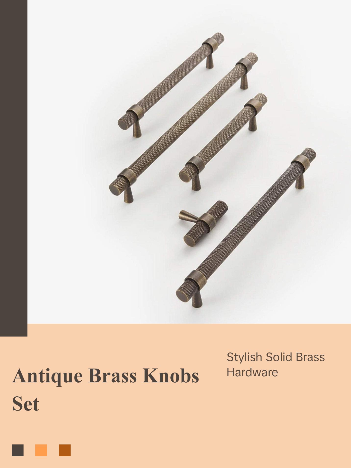 Modern Antique Brass Cabinet Knobs & Pulls Modern Antique Brass Cabinet Knobs & Pulls