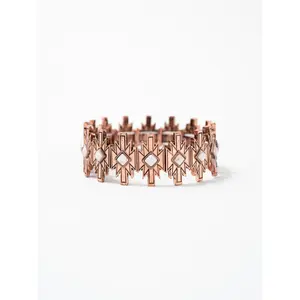 Emily Western Aztec Design Stone Stretch Bracelet