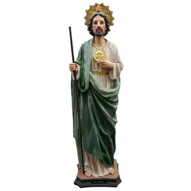 San Judas 24" Inch Tall Con Capa Statue- St Jude  Standing Religious Decor brand new in Box Ornaments Religious Decor Patron Saint Tadeo
