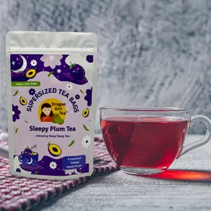 Sleepy Plum Tea - Herbal Tea - Compostable Tea Bags