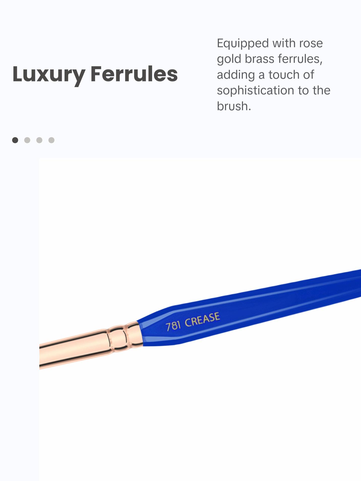 Bdellium Tools Golden Triangle 781 Crease Cosmetic Brush Eyeshadow Brush