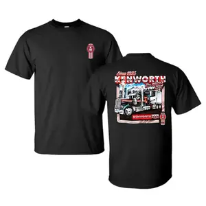 Kenworth W900 Semi Truck Shirt, Since 1923 Classic Big Rig Truck Graphic Tee, American Diesel Trucker Lifestyle Apparel for Long Haul Truck Drivers and Truck Enthusiasts, Gift for Truckers