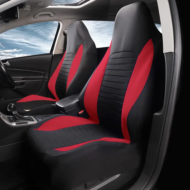2-Piece Car Seat Cover Bucket Seat Protector Breathable Front Seat Cover Universal Suitable For SUVs Sedans