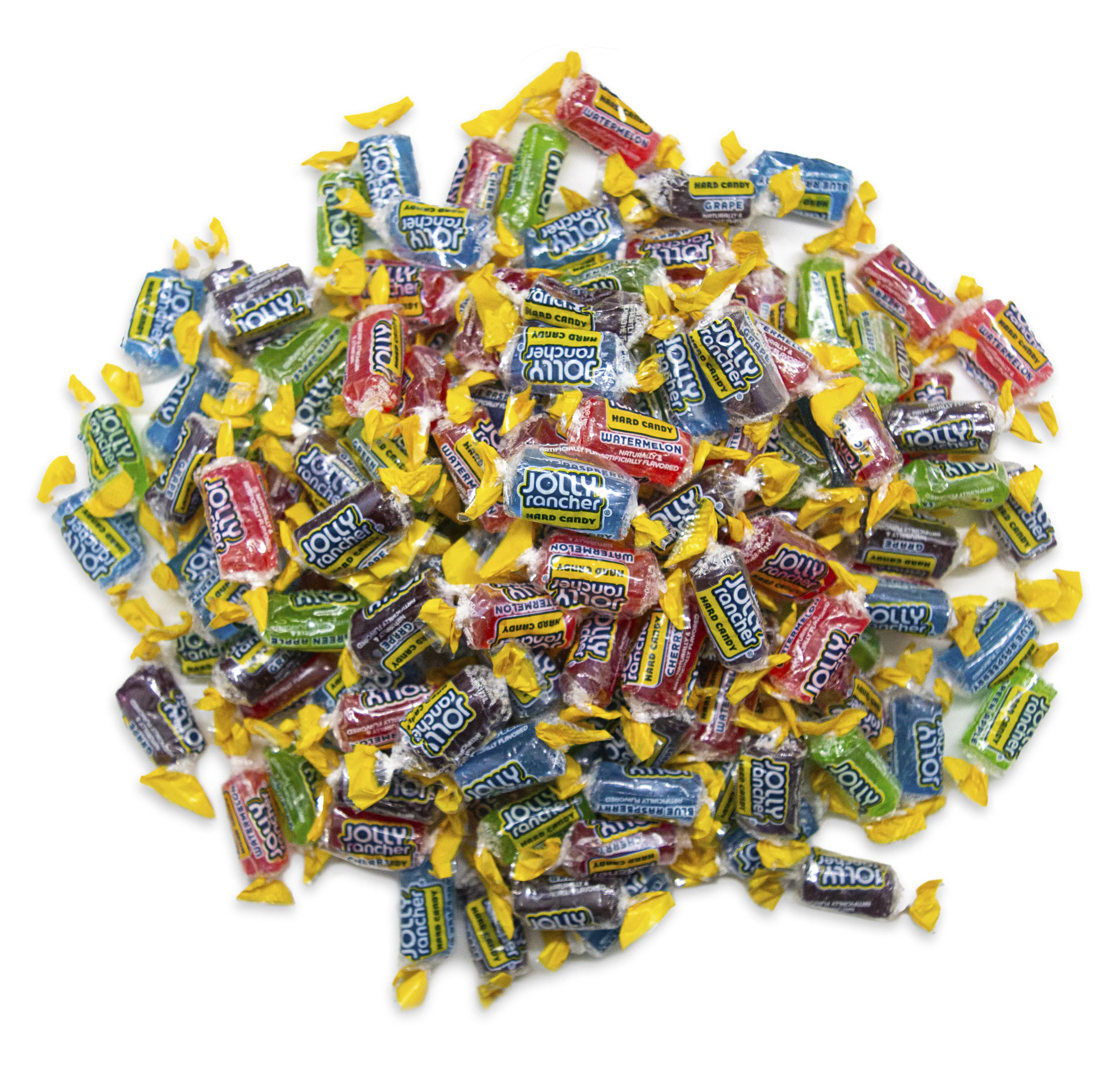 Jolly Rancher Assorted Flavor Hard Candies - GMO-Free, Individually Wrapped, Long-Lasting Kiddie Sweets Bag for Snacking, Events, Convenience Needs