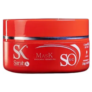 SK Red Mask So Red Mask 250 g Professional Red Color Depositing Hair Mask with Cherry Butter for Vibrant Radiant Hair
