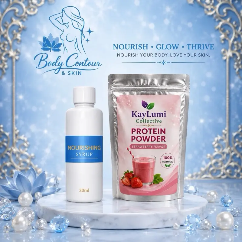 Protein and syrup nourishing set
