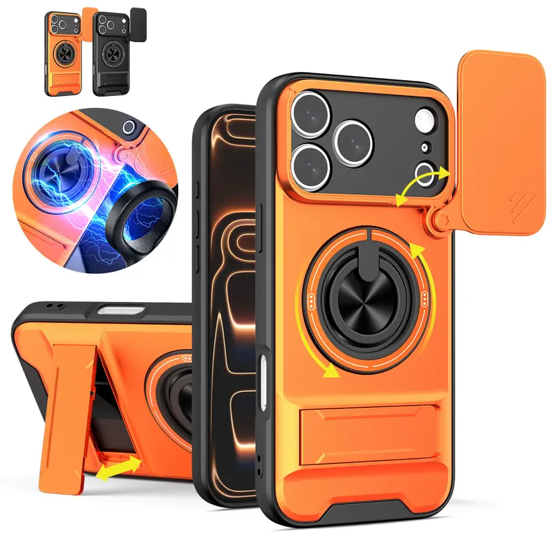 Étui Pour IPHONE 16 Pro Max 16 16 Plus Chocs Gorilla Résistant Coque Métallique