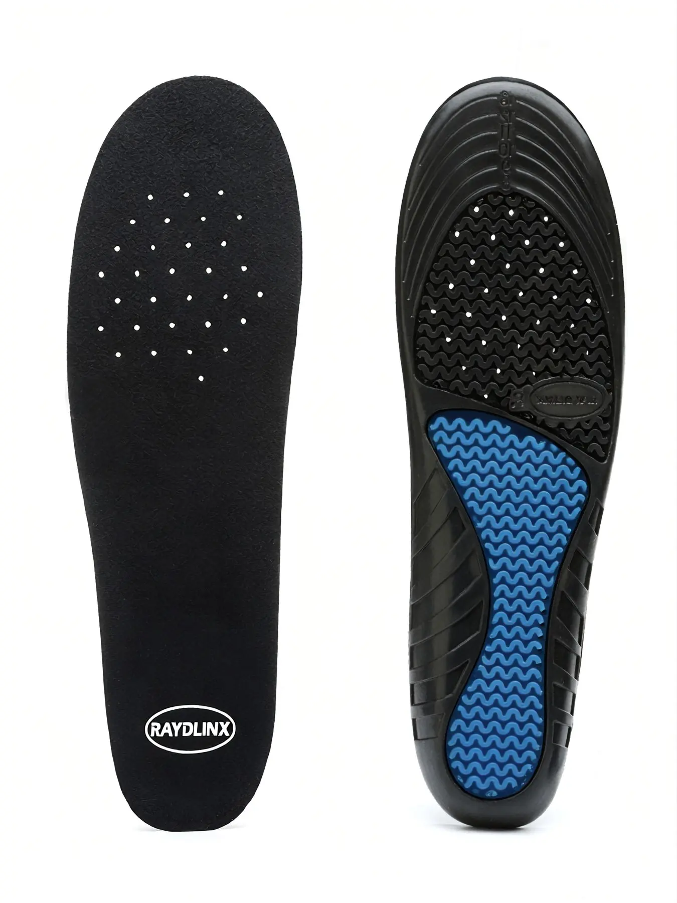 Work All-Day Comfort Insoles with Massaging Gel, Work Boot Insoles, Shock Absorbing Insoles for Men & Women, Eliminates Sore Muscles and Tired Legs, Arch Support Inserts with Odor Control, Orthopedic Insoles