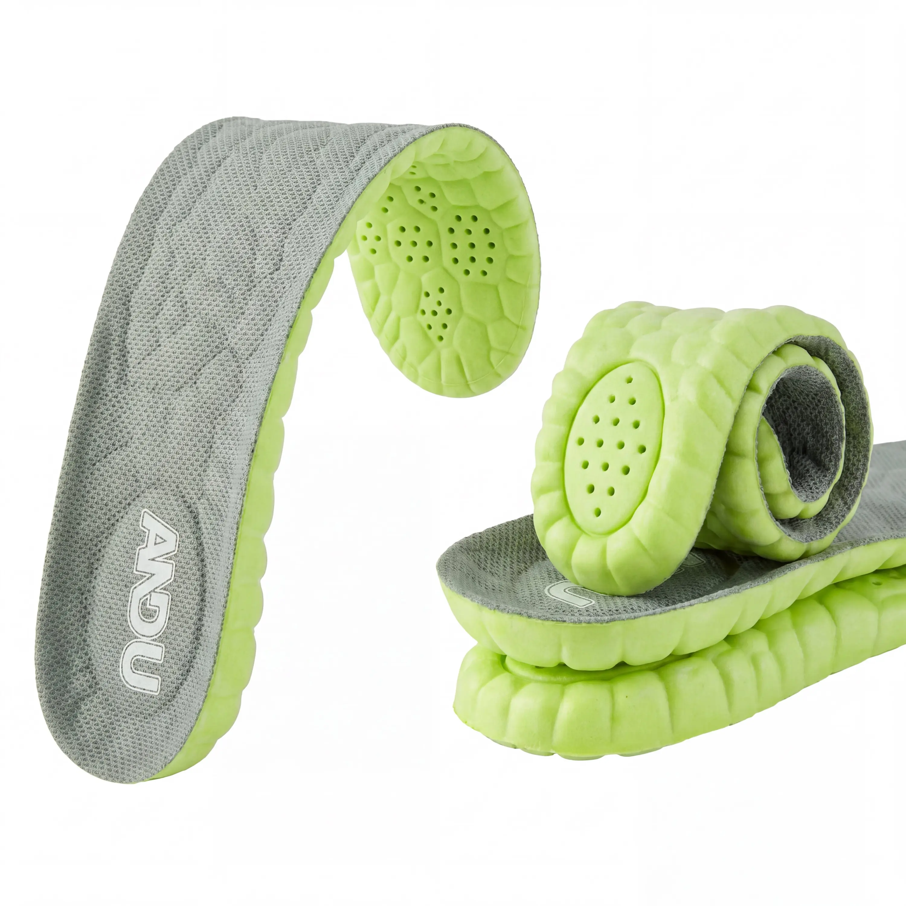 All-Day Comfort Cloud Insoles for Men - Breathable, Lightweight Cushioning Shoe Inserts with U-Shaped Heel, All Seasons Support, Ideal for Work Boots & Sneakers