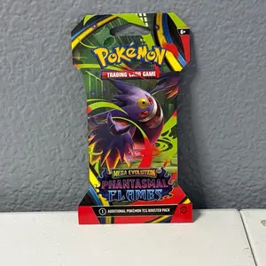 Pokémon Phantasmal Flames Mega Evolution Trading Card Game Booster Pack Additional TCG Pack