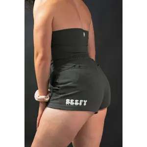 DESSERT Booty Shorts - Black Sesame