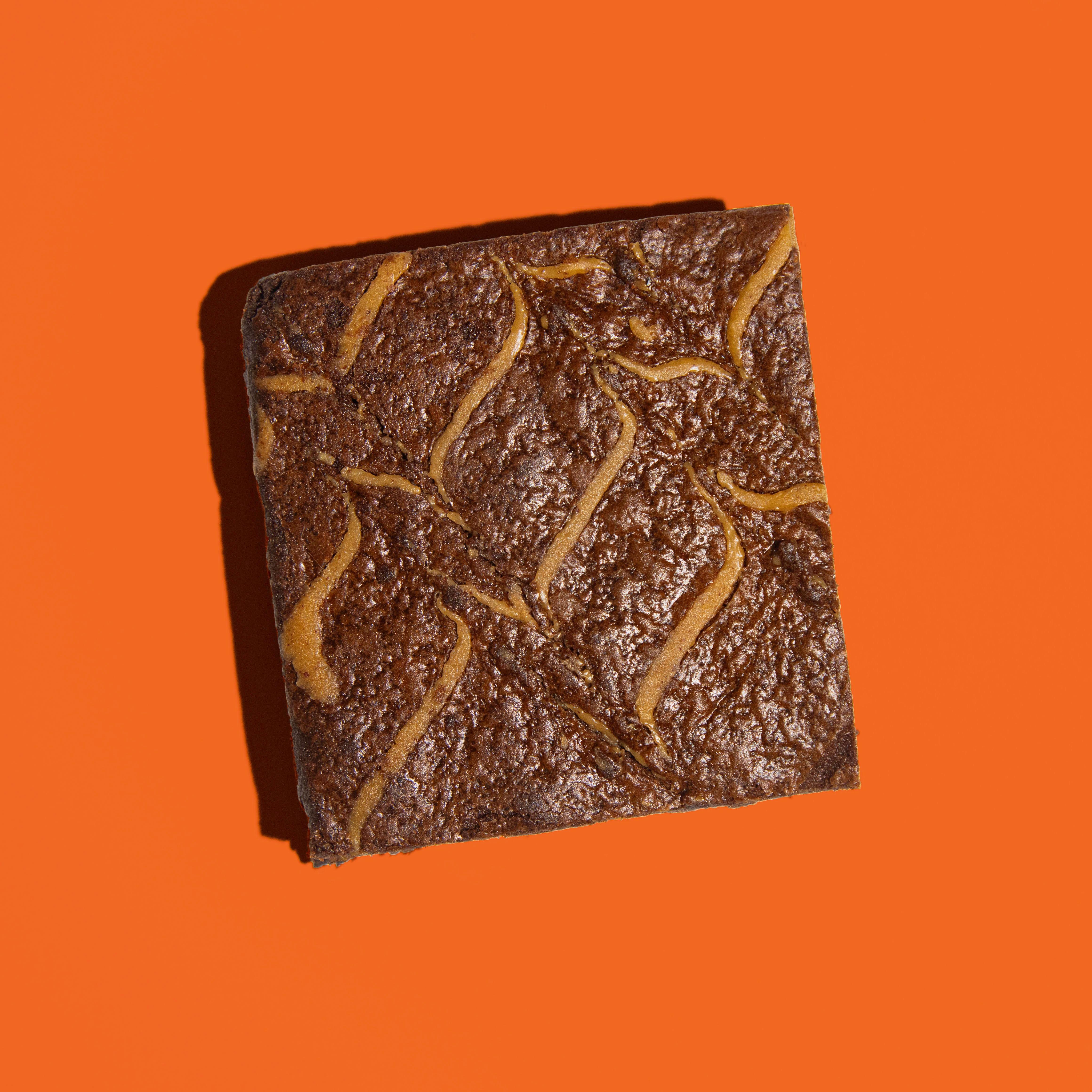 6 Pack Case Delightful Peanut Butter Brownie Food Dessert Natural Almond Coconut Organic Cake Sugar