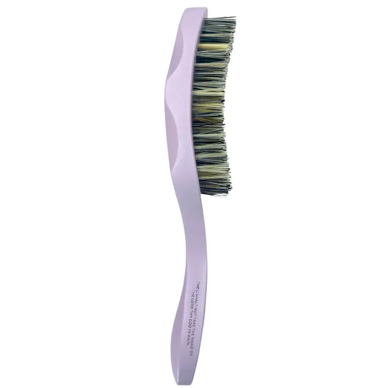 JIGGSAWMILLIONS Purple Tribal Wave Hard Mixed Tone Bristles - Hard Bristles for Thick Coarse Hair, Wave Styles - Hard Wave Master