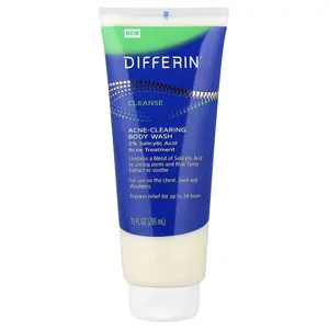 Differin Acne-Clearing Body Wash, 10 fl oz (295 ml)
