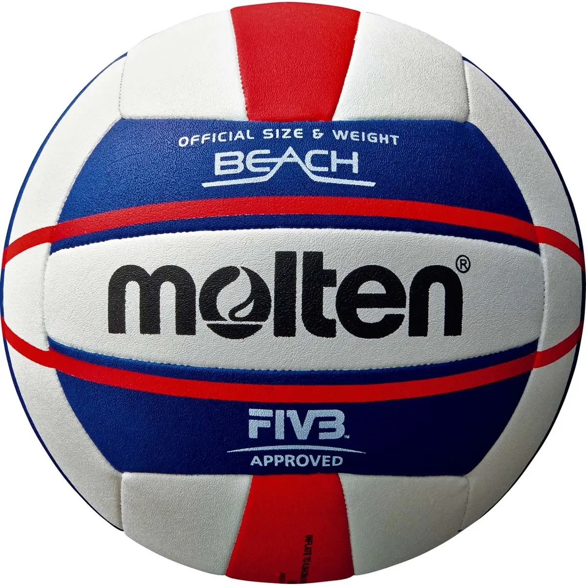 Molten V5B5000 Official FIVB Approved Beach Volleyball, Durable Polyurethane with Superior Grip, Absorbs Less Water for Maximum Durability & Consistent Outdoor Performance, Beach Play, Consistent Performance, Outdoor Environment