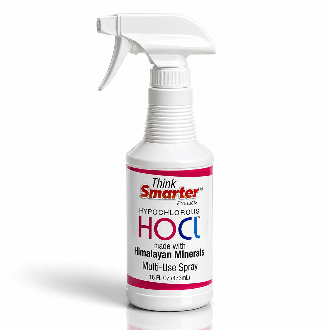 Think Smarter Products 16oz HOCl hypochlorous spray | multi-use spray with Himalayan minerals | fragrance-free daily spray
