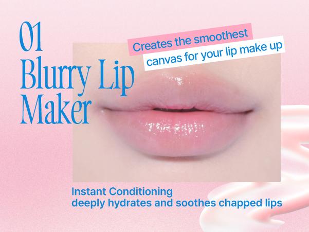 fwee One Minute Ready Lip Serum | Conditioning Lip Treatment for Instant Calming, Nourishing, and Moisture - Smooth, Flake-free Blurry Lip Maker | 9g