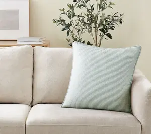 Brooklyn Loom Pinstripe 20x20 Decorative Pillow