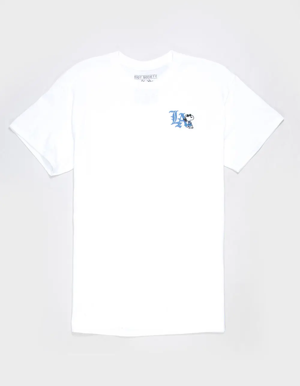 RIOT SOCIETY x Peanuts LA Mens Embroidered Tee RIOT SOCIETY x Peanuts LA Mens Embroidered Tee