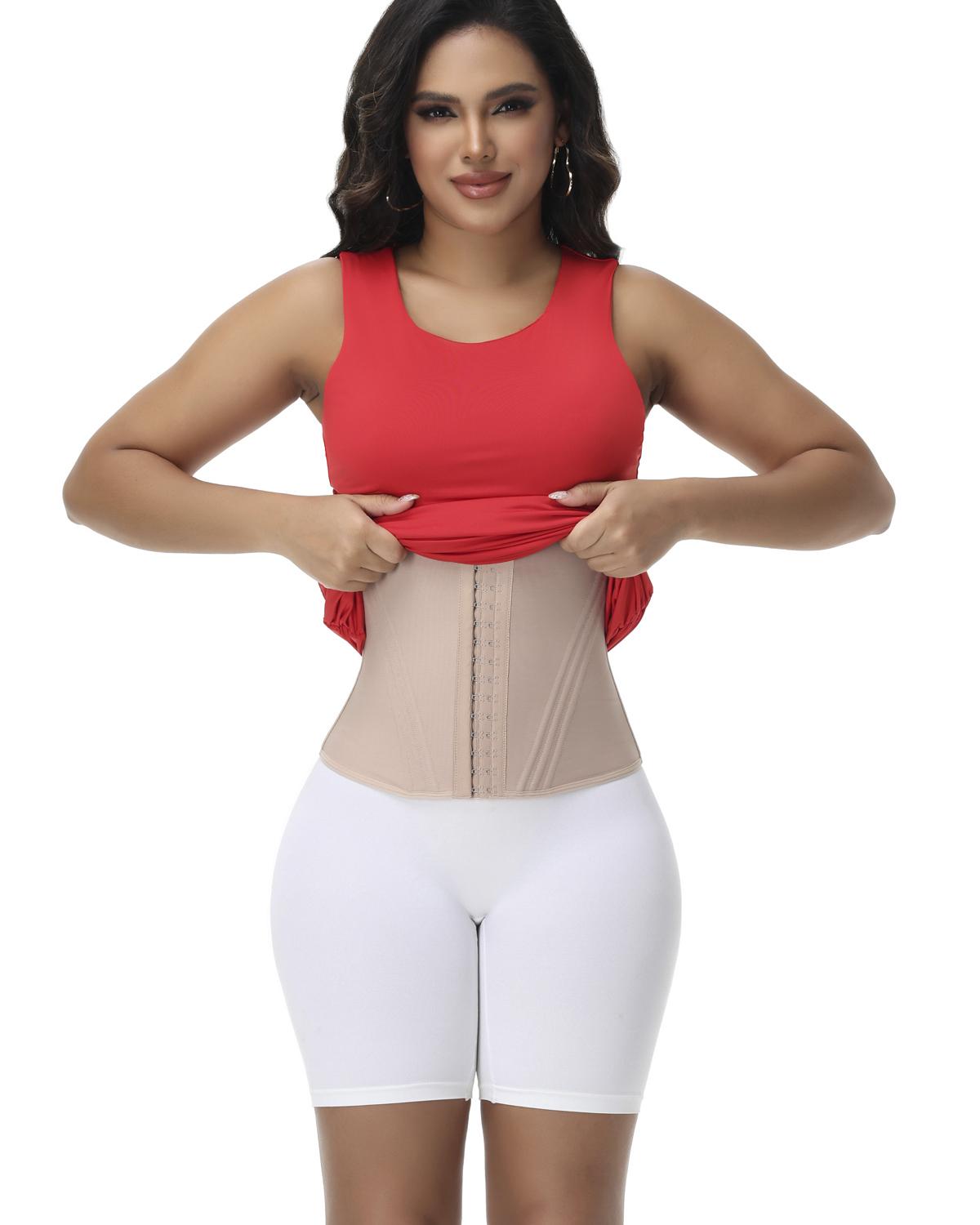 SHAPSHE Seamless Waist Shapewear with Nipple Covers Corset for Women Tummy Control Sport Workout Vest Gym SHAPSHE Seamless Waist Shapewear with Nipple Covers Corset for Women Tummy Control Sport Workout Vest Gym