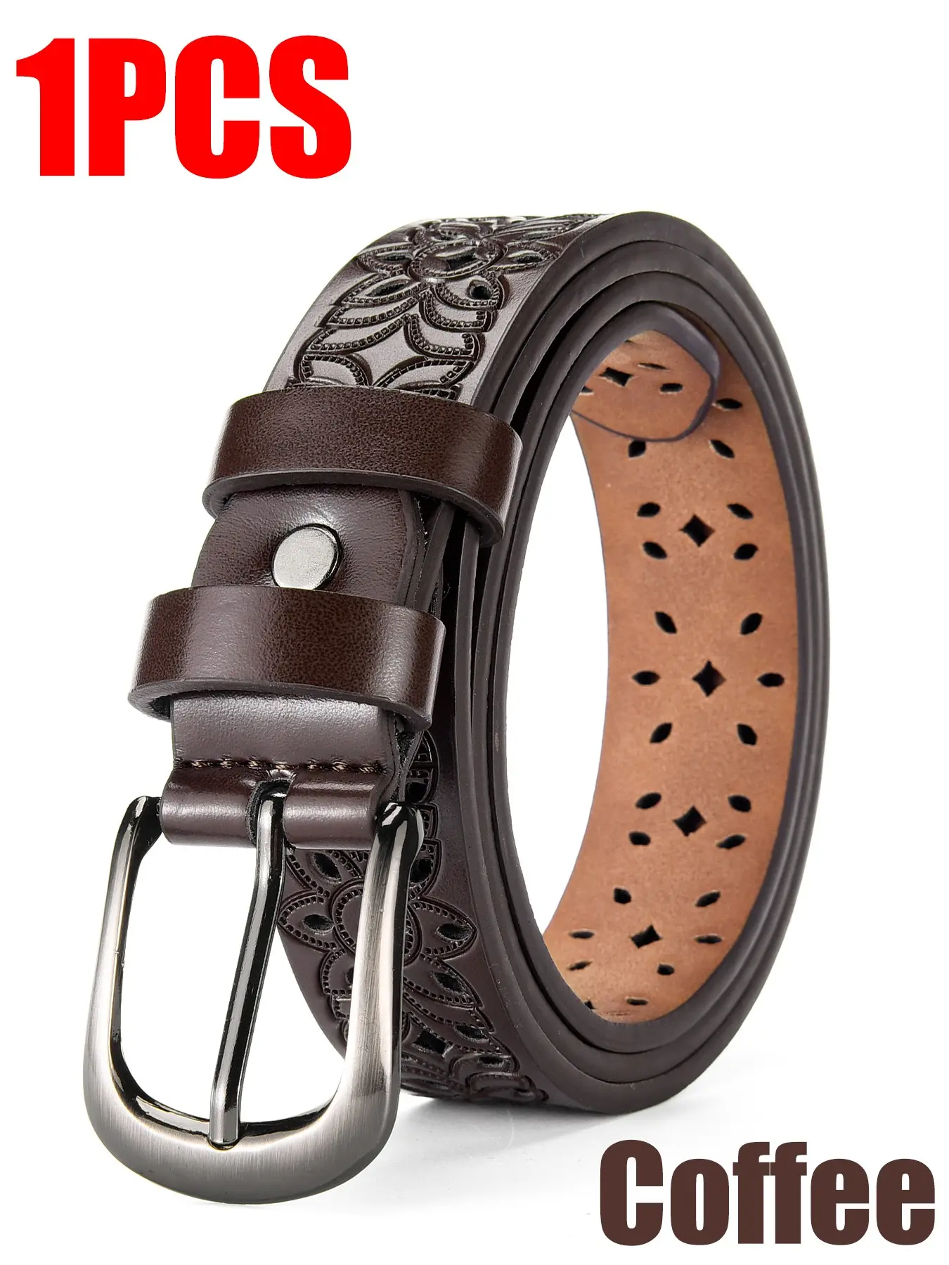 Women's Adjustable Vintage Belt with Embroidered Body, Decorative Belt, Denim Compatible, Formal & Casual Wear, Durable Waistband, Wedding Party Daily Use