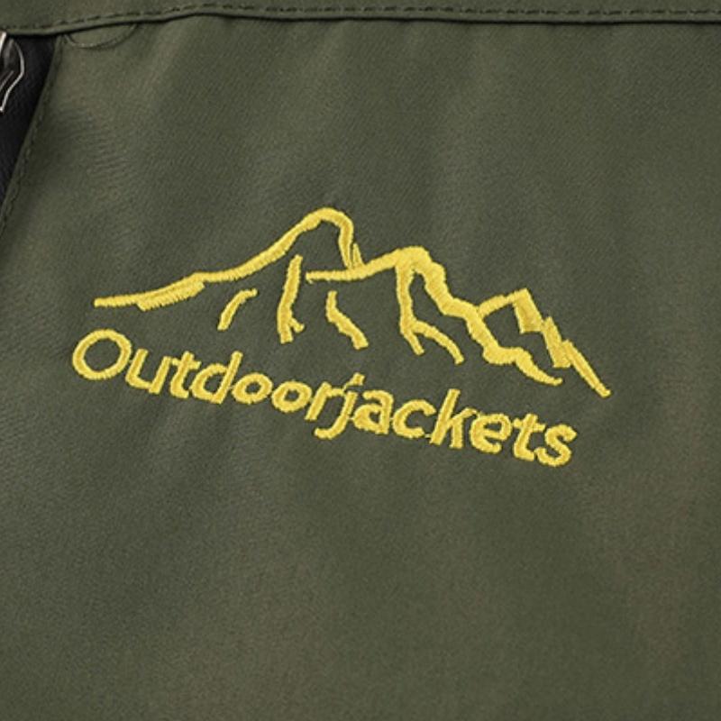 Clean Gent Men's Winter Jacket Waterproof Windproof Snow Coat Warm Fleece Lined with Multiple Pockets Hooded Outdoor Sports Jacket