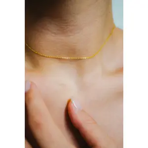 Thin Cable Chain Choker