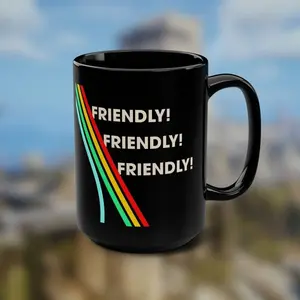 [Sale off up to 50%] ARC Raiders "Friendly!" Mug, 11oz & 15oz ceramic mug