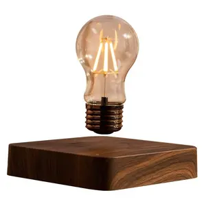 Magnetic Levitation Wireless LED Bulb Lamp Modern Decorative Light for Desk Bedroom Office