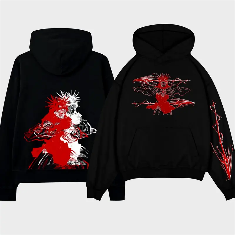 Jujutsu Kaisen Choso Blood Hoodie – Anime Graphic Sweatshirt, Cursed Energy T-Shirt Look