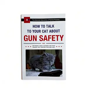 How to Talk About Gun Safety with Your Cat, Teach Children Various Dangers, Humorous Home Education, Satirical Novel, Teaching, Books