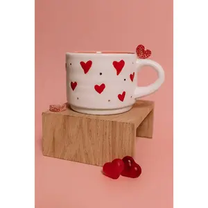 Lots Of Hearts Ceramic Mug