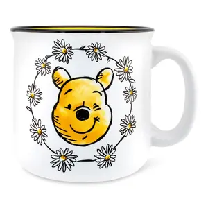 Disney Winnie the Pooh "Enjoy The Little Things" Ceramic Camper Mug | Holds 20 Ounces