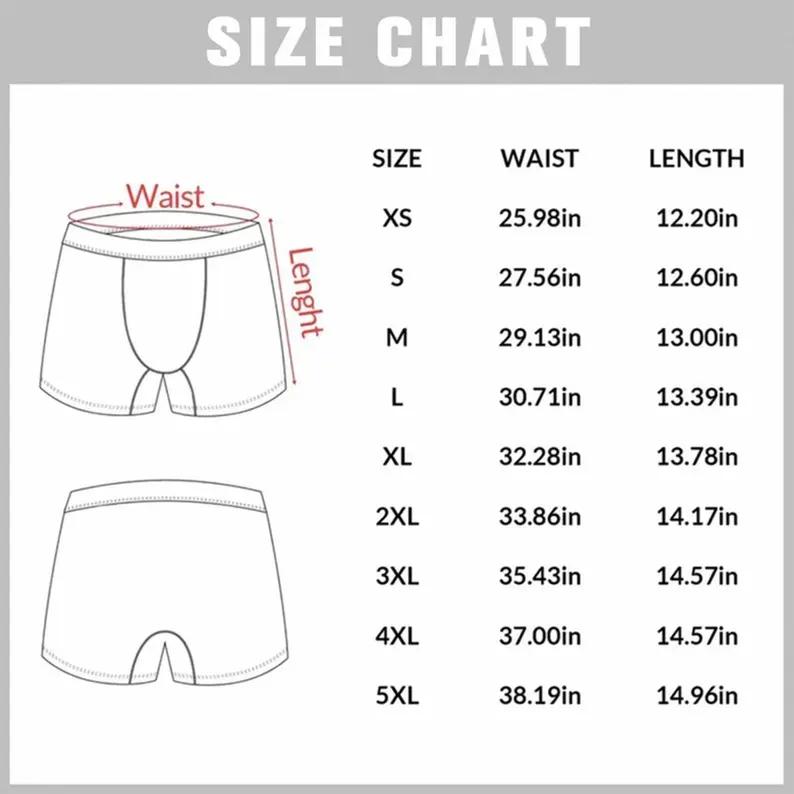 Personalized Face Boxers, Custom Underwear for Men, Photo Boxer Briefs Boyfriend Husband Anniversary Gift