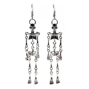 Spooky Skeleton Dangling Earrings
