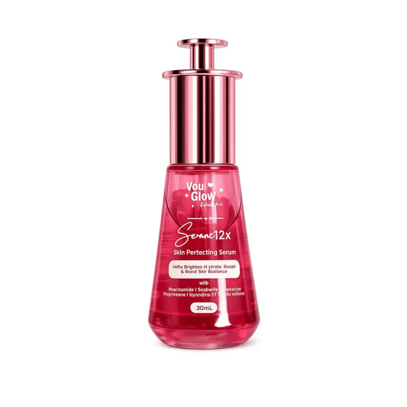 You Glow Babe Serum 12X Skin Perfecting Serum 30mL | Niacinamide, Ceramides, Hyaluronic Acid & Vitamin E Facial Serum
