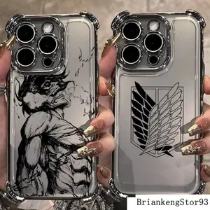 Anime Attack On Titan Hot Cool For iPhone 17 16 15 14 13 12 11 Pro Max Plus Air - Top Fan's Phone Case Cover as Perfect Gift Get Ready for Halloween .8.R93