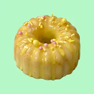 Lemon Bundt Cake Wax Melt 4.5 oz Scented Candle for Room Aroma and Decor Ornaments Sweet Tooth