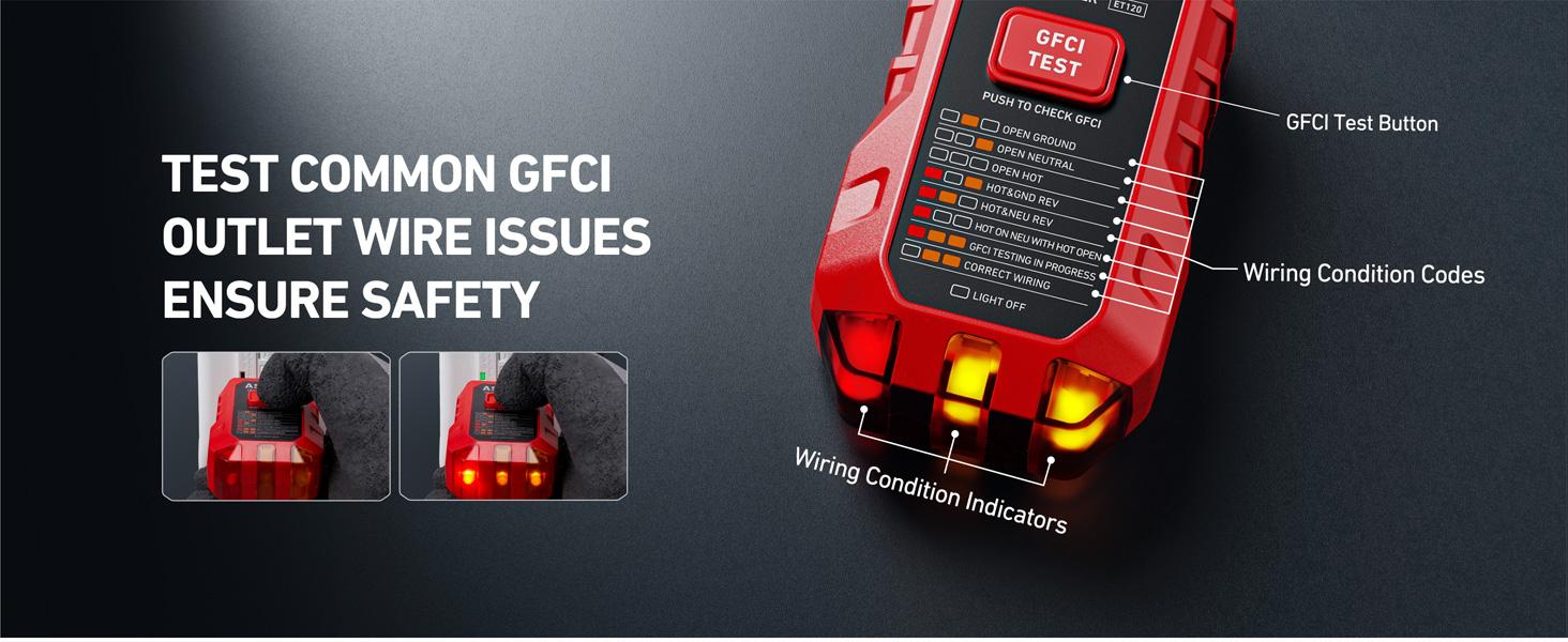 AstroAI Circuit Breaker Finder Kit with GFCI Outlet Tester, Electrical Tester Tool for Home/Workshop Circuit Tracing, Quick and Accurate Locating, Home electrical safety