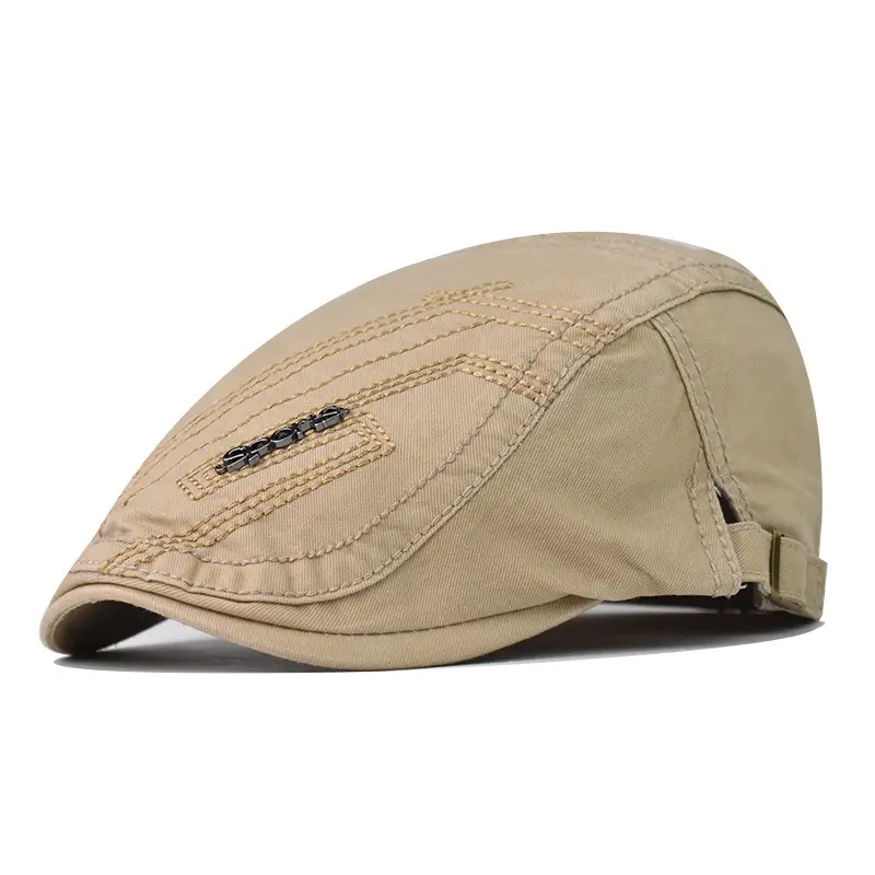 Men's Outdoor Travel Baseball Cap| British Style Forward Beret, Versatile Sun Protection Hat