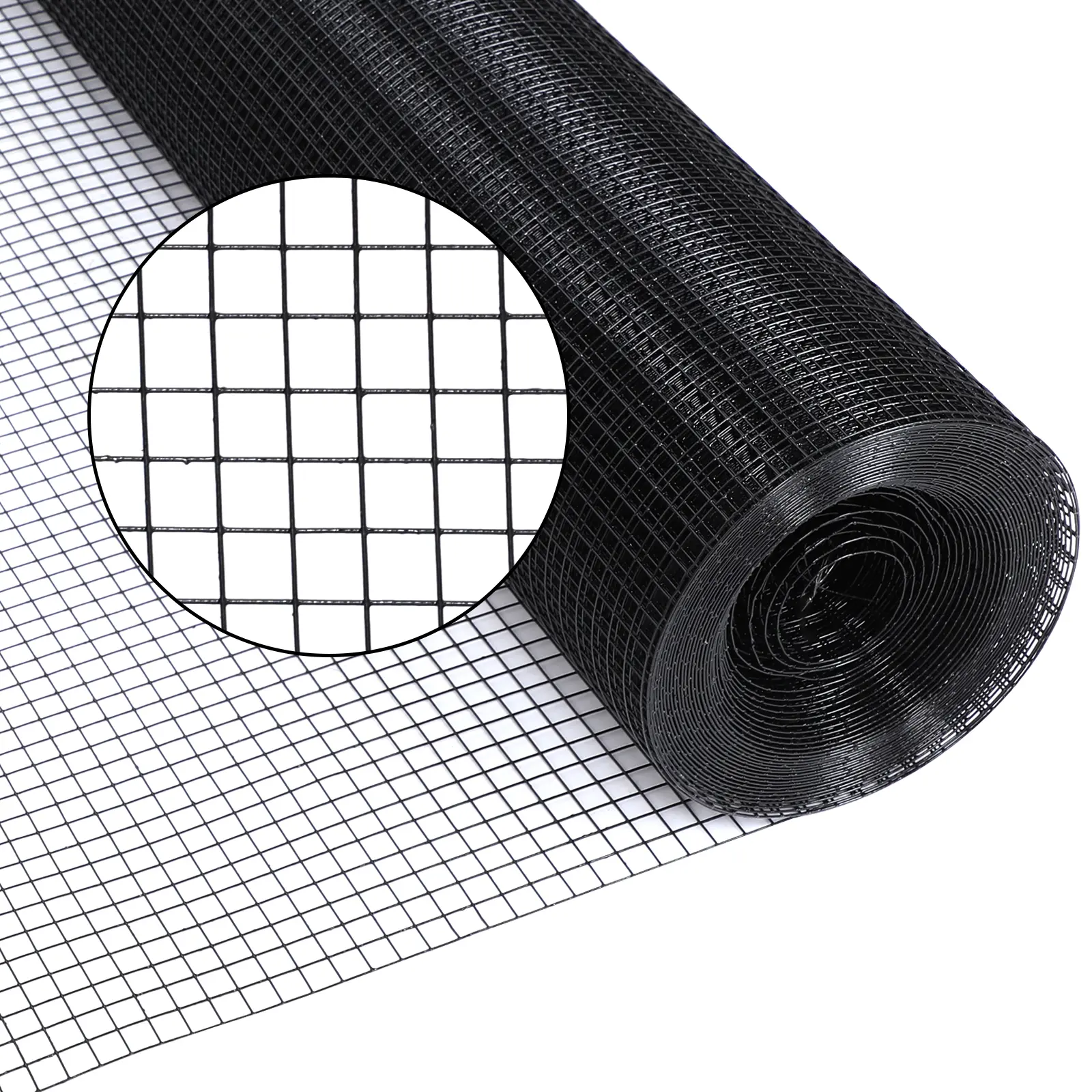 PVC Coated Hardware Cloth 1/2 Inch 48 x 50 Ft Metal Mesh Wire Fence Roll PVC Coated Hardware Cloth 1/2 Inch 48 x 50 Ft Metal Mesh Wire Fence Roll